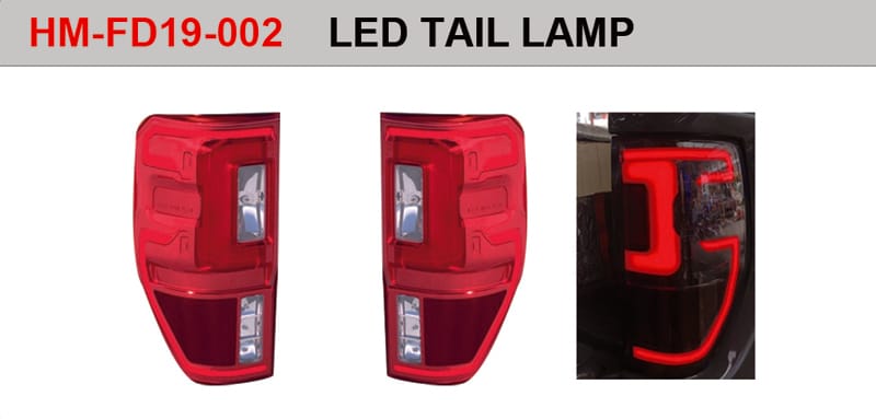 Ford Ranger 2019 T8 LED Tail Lamp wholesale photo