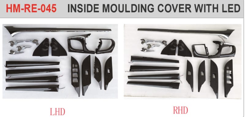 Toyota Hilux Revo Inside Moulding Cover with LED wholesale photo