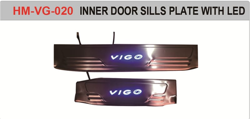Toyota Hilux Vigo Inner Door Sill Plate with LED wholesale photo
