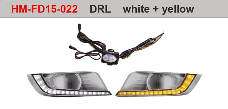 Ford Ranger 2015+ DRL White +yellow