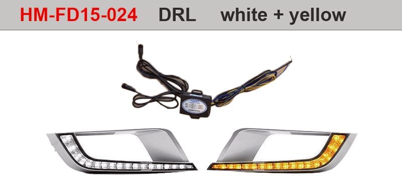 Ford Ranger 2015+ DRL White +yellow wholesale photo