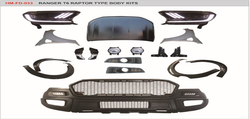 Ford Ranger Ranger T6 Raptor Type Body Kits wholesale photo