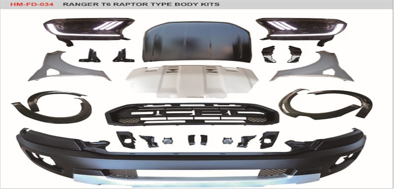 Ford Ranger Ranger T6 Raptor Type Body Kits wholesale photo