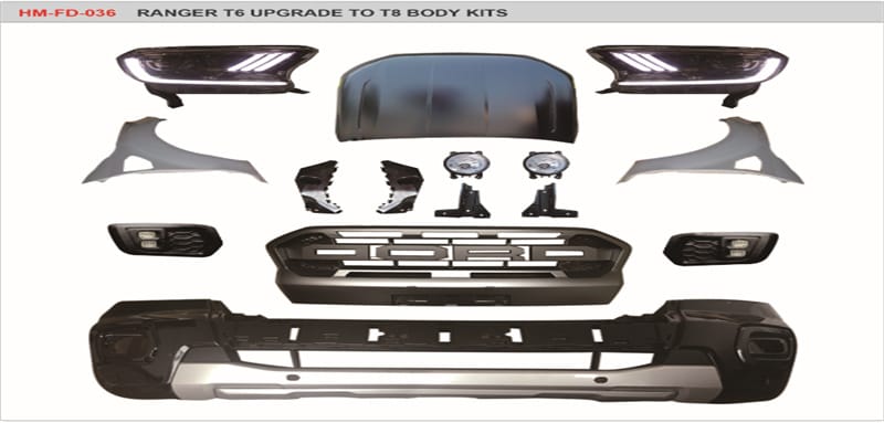 Ford Ranger Ranger T6 Upgrade To T8 Body Kits wholesale photo