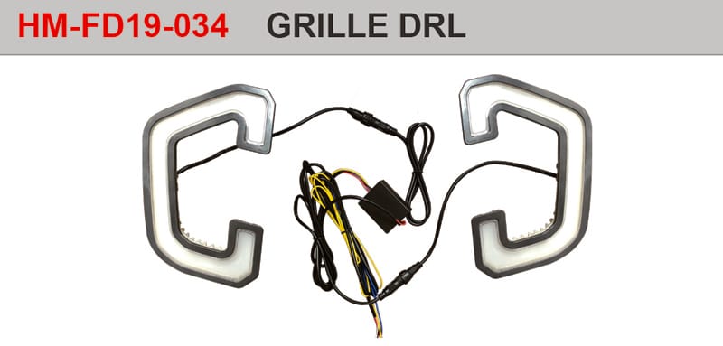 Ford Ranger 2019 T8 Grille with DRL wholesale photo