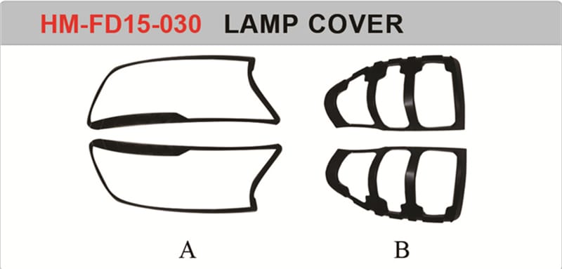 Ford Ranger 2015+ Lamp Cover wholesale photo